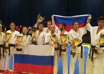 Благовещенец Николай Давыдов стал серебряным призером Кубка Европы по кекусинкай карате