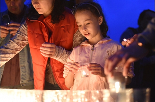 Амурчане зажгли свечи в память о погибших в Великой Отечественной войне