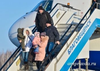 Первый рейс компании «Икар» прибыл в благовещенский аэропорт