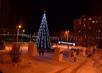 Пятнадцатиметровая елка появится на площади Тынды 15 декабря