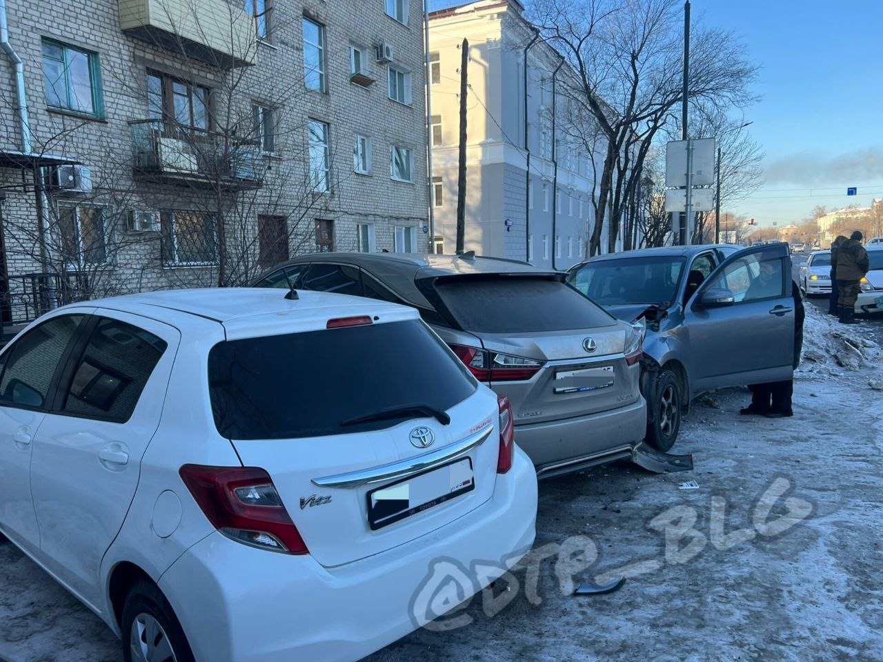 Массовое ДТП произошло в Благовещенске