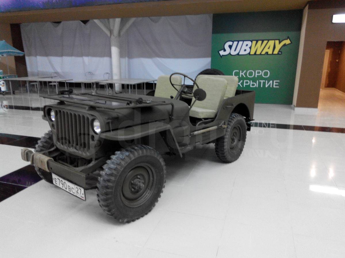 Благовещенец продает редкий американский джип Willys MB 1943 года