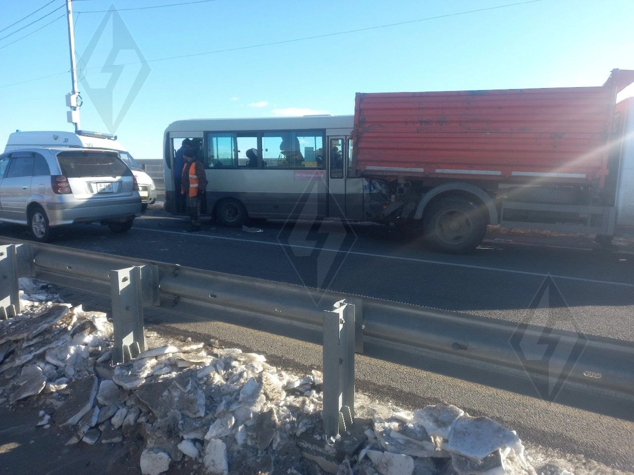 Жесткое ДТП с автобусом произошло в Свободном