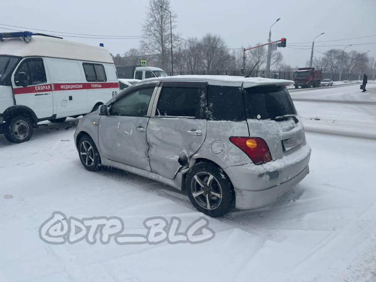 Скорая» попала в аварию в Благовещенске