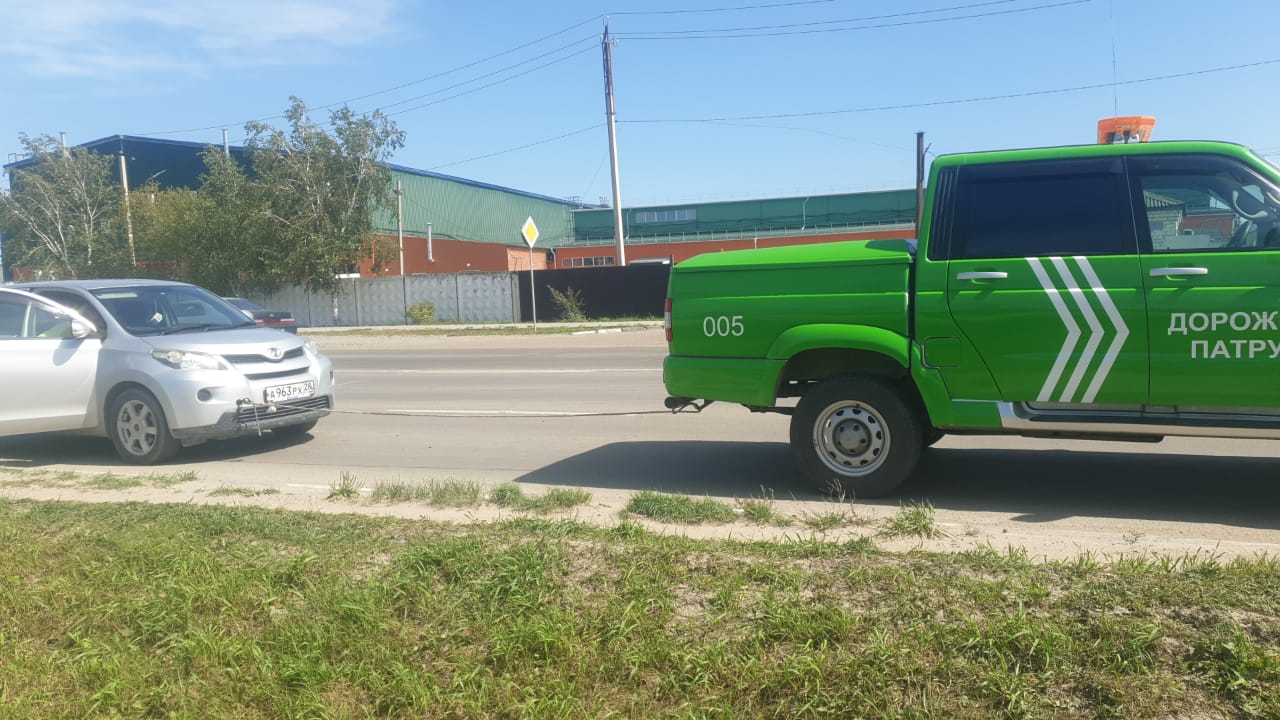 Дорожный патруль» Благовещенска помог трем водителям