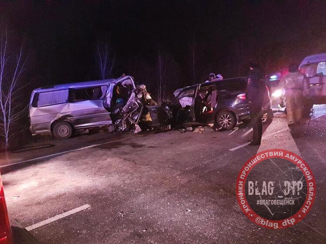 Под Благовещенском в аварии погибла женщина