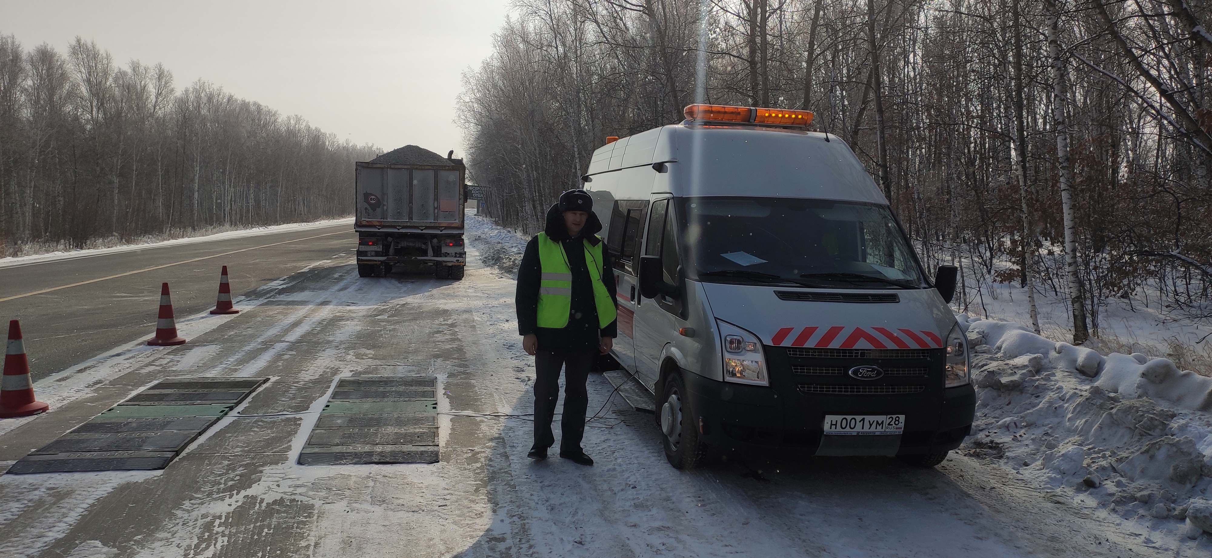 В Амурской области установят автоматический стационарный комплекс  весоконтроля