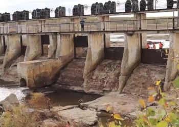 В Магдагачах бетонируют нижний ярус плотины