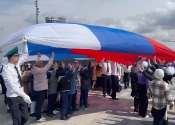 Две сотни юных благовещенцев вступили в ряды «Орлят России»