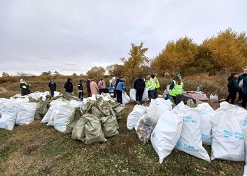 Участники экозабега в Благовещенском районе собрали больше тонны мусора