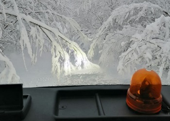 В Приамурье энергетики на вездеходе отправились восстанавливать электричество в Береговой
