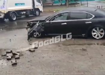 В Благовещенске арестовали водителя, «пролетевшего» через перекоп