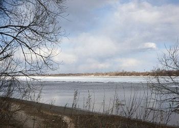 Река Зея в районе Свободного почти освободилась ото льда