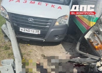 В ДТП на трассе «Подъезд к Благовещенску» погиб водитель Mitsubishi Canter