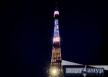 Триколор в честь годовщины воссоединения Крыма зажгут на телебашне Благовещенска