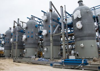 На амурском ГПЗ установили 200-тонное оборудование для очистки газа