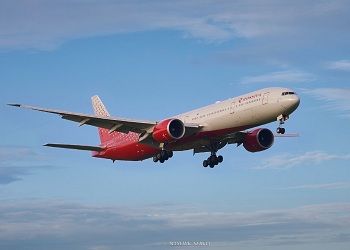 Благовещенский аэропорт впервые принял Боинг 777-300 ER