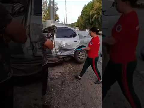 Жуткое ДТП в Приамурье: машину сложило пополам