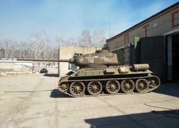 Легендарный танк Т-34 и «Катюша» проедут улицам Белогорска