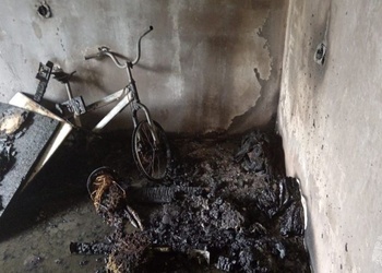 В Приамурье в квартире, где находились трое детей, произошел пожар