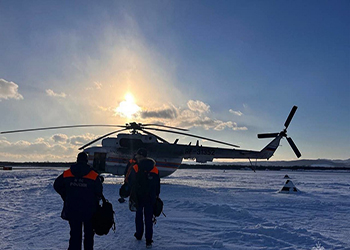 На Сахалине разбился вертолет с двумя пассажирами на борту