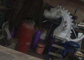 Полигональный дракон «поселится» возле зоомагазина в Тынде