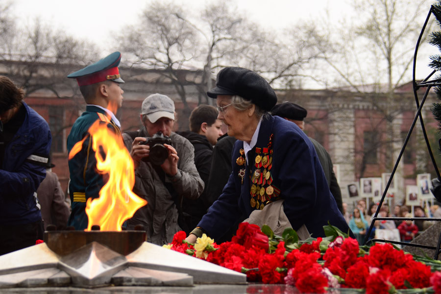 Фото площадь победы благовещенск