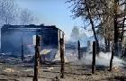 Крупный пожар тушили в селе Прядчино