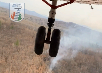 В Приамурье неделю тушат серьезный природный пожар 