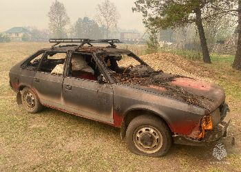 В Приамурье семилетний мальчик спалил гараж и машину