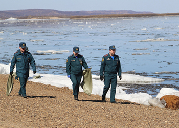 Амурские спасатели из двух городов очистили берега Зеи от мусора