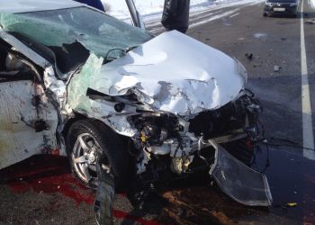 На федеральной трассе в Белогорском районе произошла смертельная авария