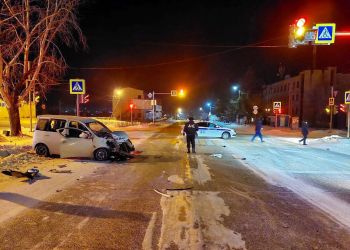 Момент ДТП в Шимановске, где пострадали семеро, попал на видео