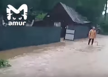 В Приморье топит села — вода накрыла участки и заполнила подвалы домов