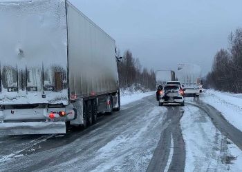 В Амурской области из-за снегопада ограничат движение по федеральной трассе