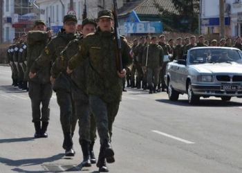 В Белогорске начались репетиции к параду Победы