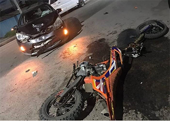Автомобиль сбил мотоциклиста в Свободном