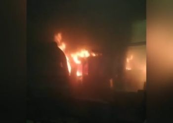 В локомотивном депо в Тынде вспыхнул пожар