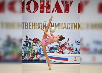 Впервые амурчанка выступила на первенстве России по художественной гимнастике