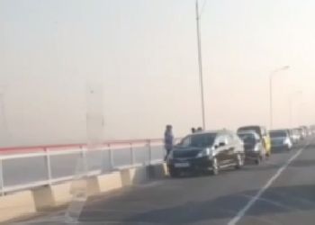 Автомобилисты сообщают о пробках у зейского моста в Благовещенске