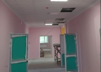 Детская поликлиника в Райчихинске готова уже на 65%