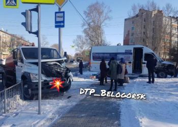 Пассажиры пострадали в ДТП с автобусом в Белогорске