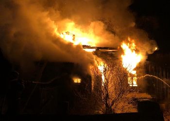 В Завитинске в новогоднюю ночь в пожаре в пострадал мужчина