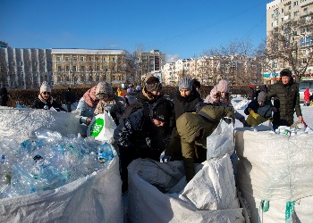 Участники акции «Город берегу. Раздельный сбор» избавили Благовещенск от 25 тонн отходов