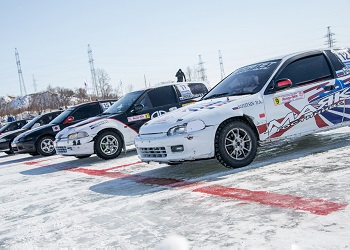 IV этап чемпионата по ледовым автогонкам прошел в Благовещенске 