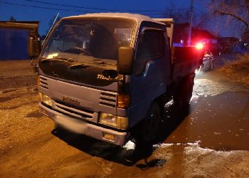 Житель Белогорска угнал грузовик и устроил аварию 