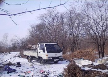 В Приамурье фотоловушка «поймала» очередных мусорных нарушителей