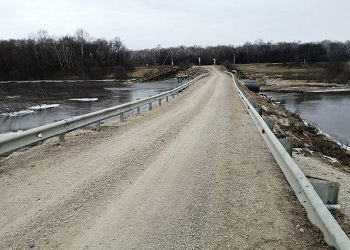 В Шимановском районе восстановили мост