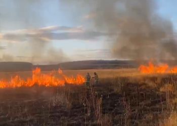 Природные пожары полыхают в Амурской области