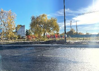 Нижний слой асфальта укладывают на участке Игнатьевского шоссе в Благовещенске
